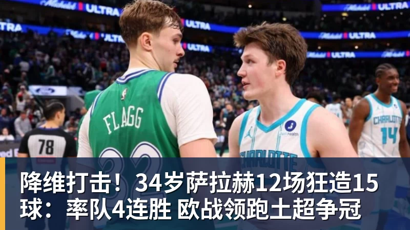 降维打击！34岁萨拉赫12场狂造15球：率队4连胜 欧战领跑土超争冠